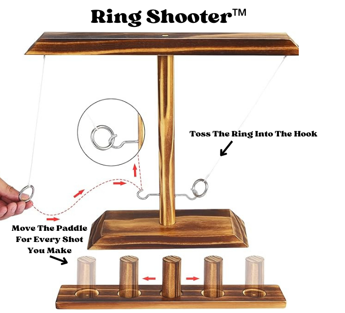 Ring Shooter™ - Ring Tossing Party Game